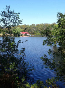 Lake Daylesford View Of Boathouse