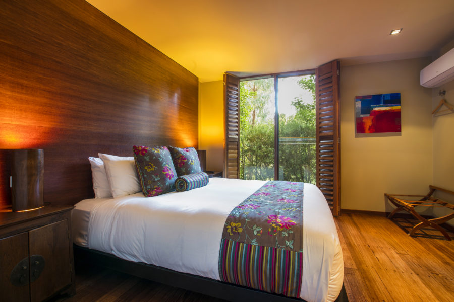 5_MINERAL_SPRINGS_2305 Romantic Bedroom with views of the garden