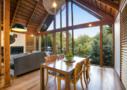 Dining in a beautiful open plan living area