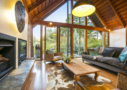Lounge around the open fire and enjoy the view